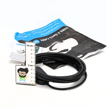 USB kábel Eyglo 5 metrov čierny