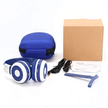 Bezdrátová sluchátka SIMOLIO JH-712G1, modré