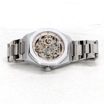 Elegantní stříbrné hodiny Bolyte 