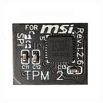 NUHFUFA 12pinový bezpečnostní modul SPL TPM2.0 důvěryhodná platforma pro MSI MS-4136-4462 opravný