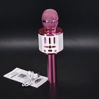 Karaoke mikrofon MicQutr MC18 růžový