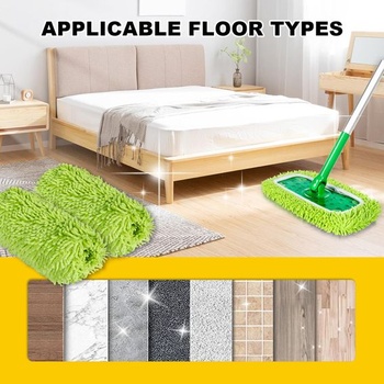 KEEPOW 2 utierky na podlahu pre mop Swiffer na mokré podlahy, opakovane použiteľné pre utierky na