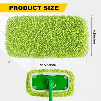 KEEPOW 2 utierky na podlahu pre mop Swiffer na mokré podlahy, opakovane použiteľné pre utierky na