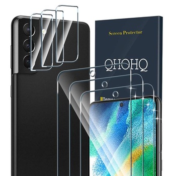 QHOHQ Balení 3 ochranných fólií pro Samsung Galaxy S21 FE…