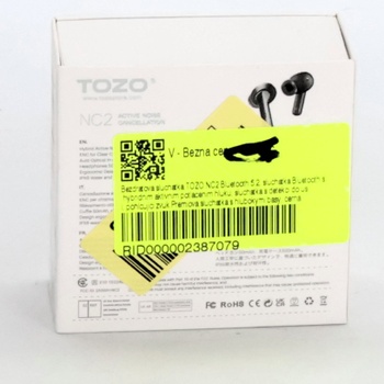 Bluetooth slúchadlá Tozo NC2 čierna
