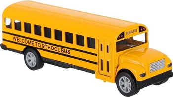 TOYANDONA Hračka školského autobusu Model školského autobusu Hračka žltého autobusu Autíčka