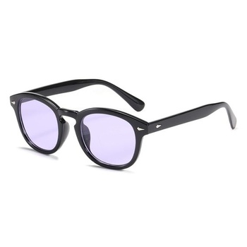 SHEEN KELLY Vintage kulaté sluneční brýle Dámské brýle Pánské sluneční brýle Růžově modré