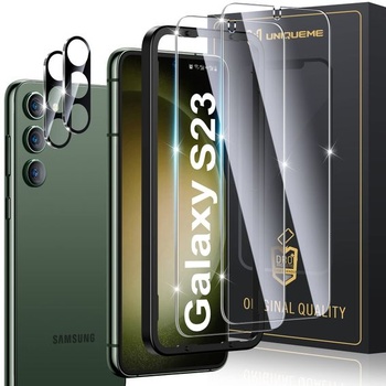 UniqueMe Balení 4 ochranných fólií pro tvrzené sklo Samsung…
