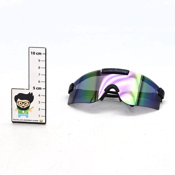 Cyklistické brýle VIPER bezrámové fialové