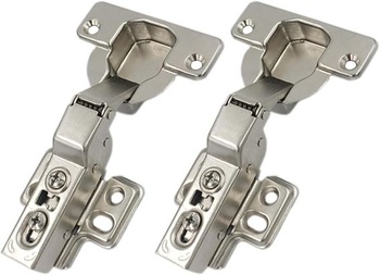 LOOTICH 95stupňový stredový doraz 40 mm hydraulický pánt s tlmením hrubý záves dverí