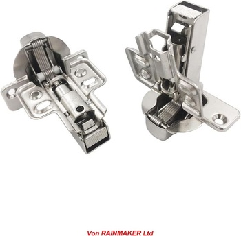 LOOTICH 95stupňový stredový doraz 40 mm hydraulický pánt s tlmením hrubý záves dverí