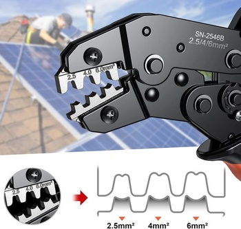 Solárny krimpovací nástroj, Preciva Solar Connector krimpovací nástroj pre 2,5/4,0/6,0 mm2 solárny