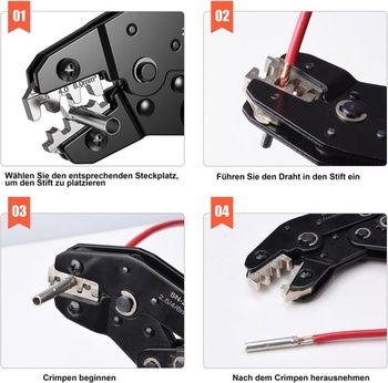 Solárny krimpovací nástroj, Preciva Solar Connector krimpovací nástroj pre 2,5/4,0/6,0 mm2 solárny