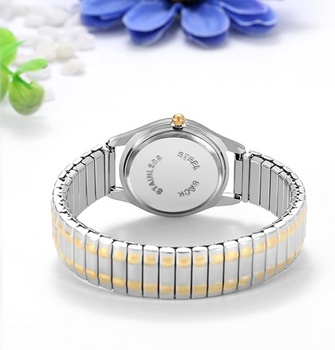 JewelryWe Dámske náramkové hodinky, elegantné analógové Quartz hodinky s digitálnym ciferníkom a