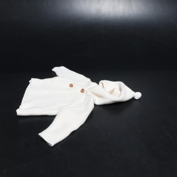 Bílý kabátek na knoflíky Zara vel. 68