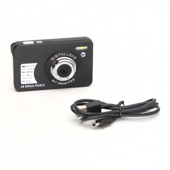 Digitální fotoaparát SINEXE 48 MP 2,7K Černá