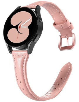 Wearlizer Armband Kompatibel mit Samsung Galaxy Watch 6/5/4 40mm 44mm, 20mm Leder Ersatzarmband für