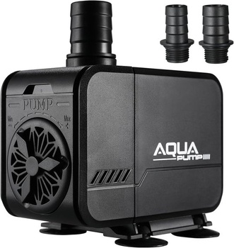Ponorné vodné čerpadlo 45 W, akvarijné čerpadlo 3000 l/h, nastaviteľný prietok, obojživelné