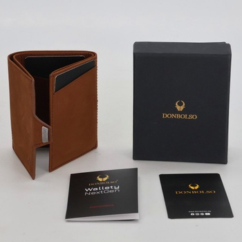Dámska peňaženka Donbolso hnedá z kože