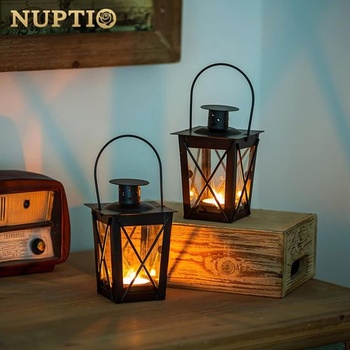 NUPTIO Balenie po 2 svietidlách svietidla vo Verre à Terre, Prenosné svietidlá, Petite Lanterne Rétro
