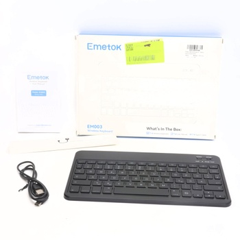 Bezdrôtová klávesnica Emetok ‎EM003 ňom