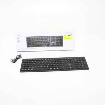 Bezdrátová klávesnice Rii RK801 černá
