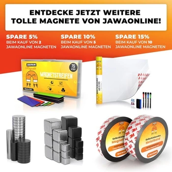 Magnetická kocka JAWA 5 mm - 50 magnet al Neodimio Extra Forte - Antistresová hra s magnetom na