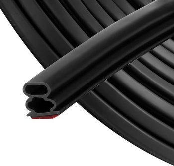 Tesniaca páska na tesnenie dverí, samolepiaca 12 mm (Š) x 12 mm (H) / 6 m (D), tesnenie zárubne,