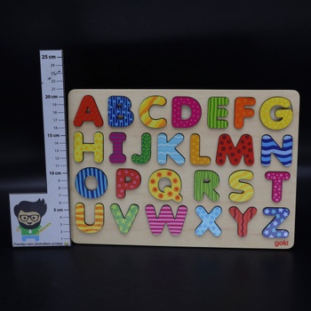 Detské puzzle Goki Alphabet puzzle