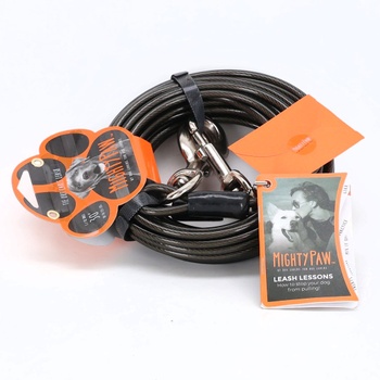 Vodítko Mighty Paw ‎TieOut_Cable_30_Bl_XL