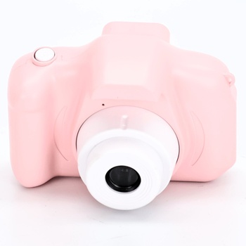 Detský fotoaparát, ružový s 4 GB SD kartou