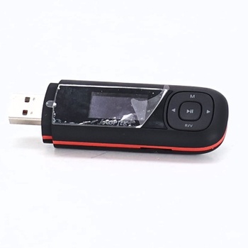 Prenosný USB MP3 prehrávač Agptek U3 čierny