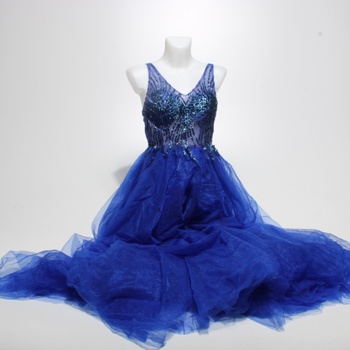 Dámské plesové šaty modré