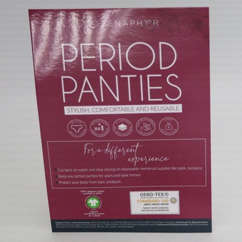Menstruační kalhotky ZENAPHYR 3 ks černé