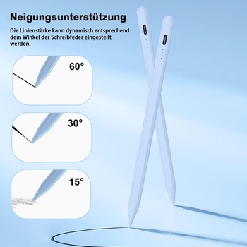 Stylus Pen pre iPad 2018-2024 – USB C Rýchle nabíjanie pre iPad Ceruzka s perom Palm Rejection Pen pre