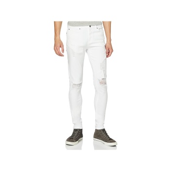 Pánské Skinny džíny enzo EZ383 bílé