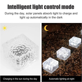 Solárne lampy DAZZTIME, 4 ks