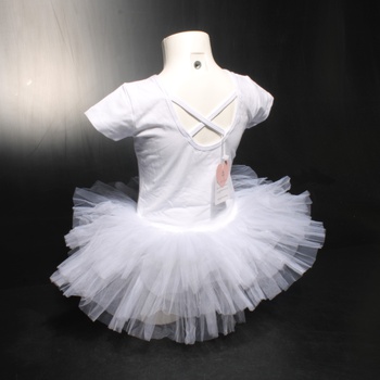 Baletní šaty Bezioner vel. 130 bílé