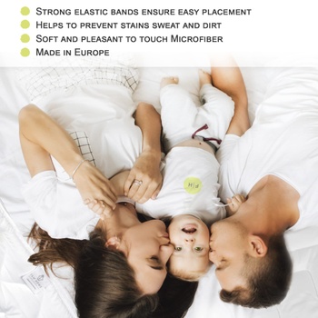Chránič na matrac FAM 180 x 200 cm biela