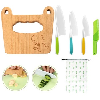 5dílná sada dětských kuchyňských nožů, krájení a vaření…