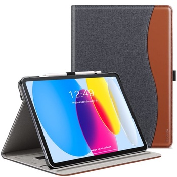Puzdro ZtotopCases pre iPad 10 generácie, 10,9 palcový model 2022, pokročilé kožené puzdro na
