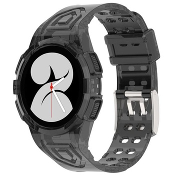 LOKEKE kompatibilní s Samsung Galaxy Watch 5 Transparentní silikonový náhradní řemínek Kompatibilní