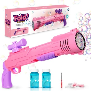 Bublinková pistole Panacare, bublinkový kulomet pro děti 5000+ bublin/minutu s bublinkovým