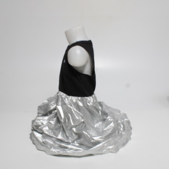 Dívčí šaty DKNY černo - stříbrné