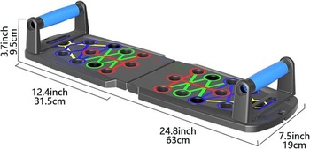 Ogetok Push Up Board, Přenosný multifunkční odnímatelný 14v1 Push Up Bar, Posilovací stojan Push Up
