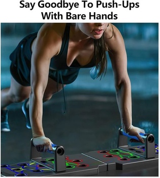 Ogetok Push Up Board, Přenosný multifunkční odnímatelný 14v1 Push Up Bar, Posilovací stojan Push Up