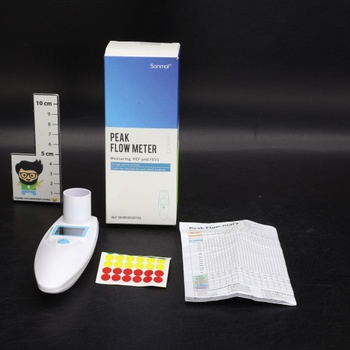 Spirometr Sonmol bílý, PEF a FEV1 
