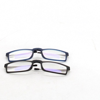 Skládací brýle na čtení s tvrdou skořepinou