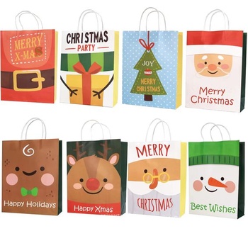 HBell 16ks vánoční tašky 8 roztomilých vzorů Velké vánoční…