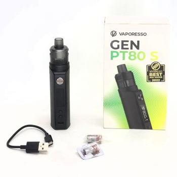 E-cigareta Vaporesso, černá, GEN PT80
